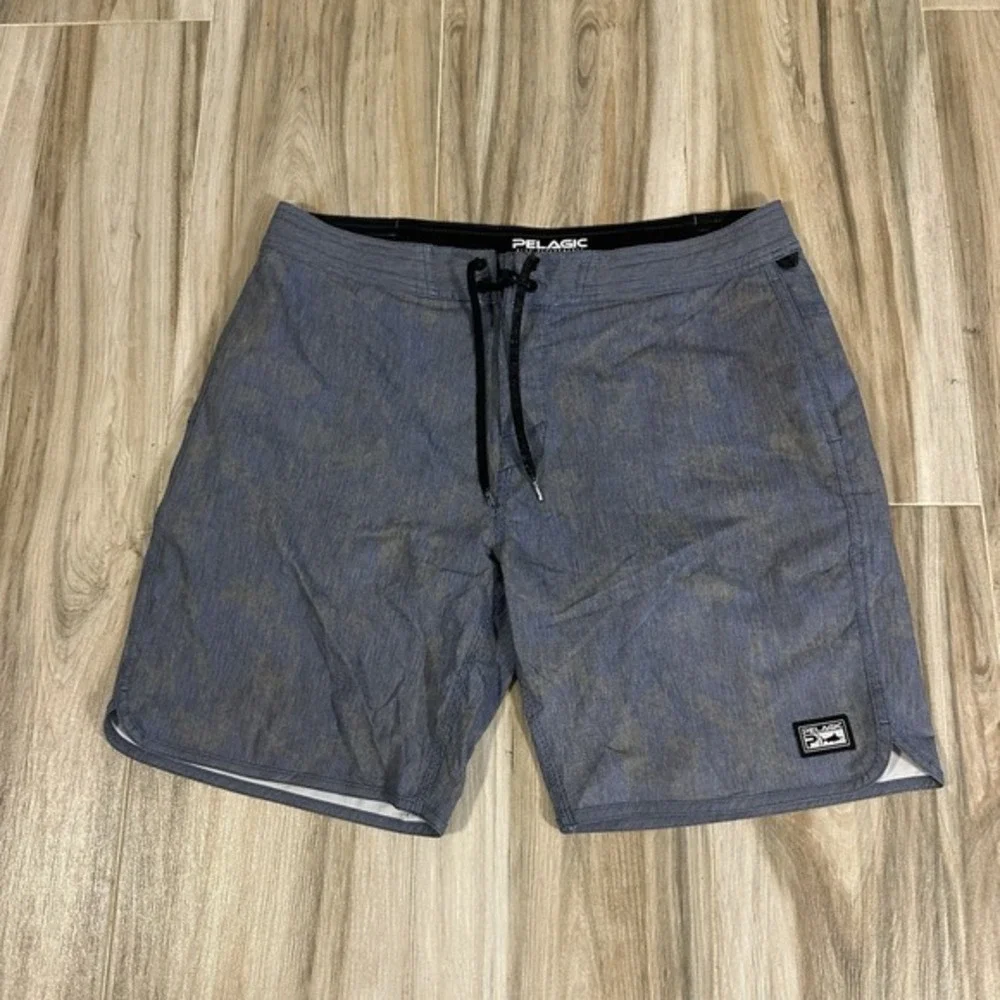 Lot of 3 Pelagic Shorts Men 36 Hybrid ‎ Performance Stretch Fishing 10in inseam